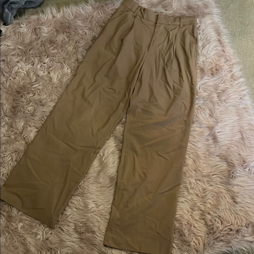 Zara Women’s Tan Dress Pants/Trousers